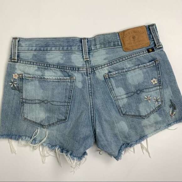 𝅺Lucky Brand The Cut Off  Denim Shorts - Picture 10 of 11